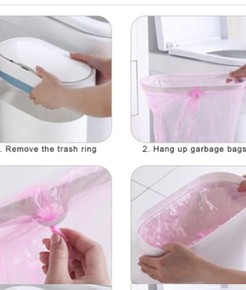 Motion sensor trash kan